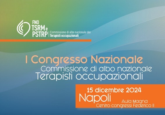 1° Congresso nazionale Cda nazionale Terapisti occupazionali